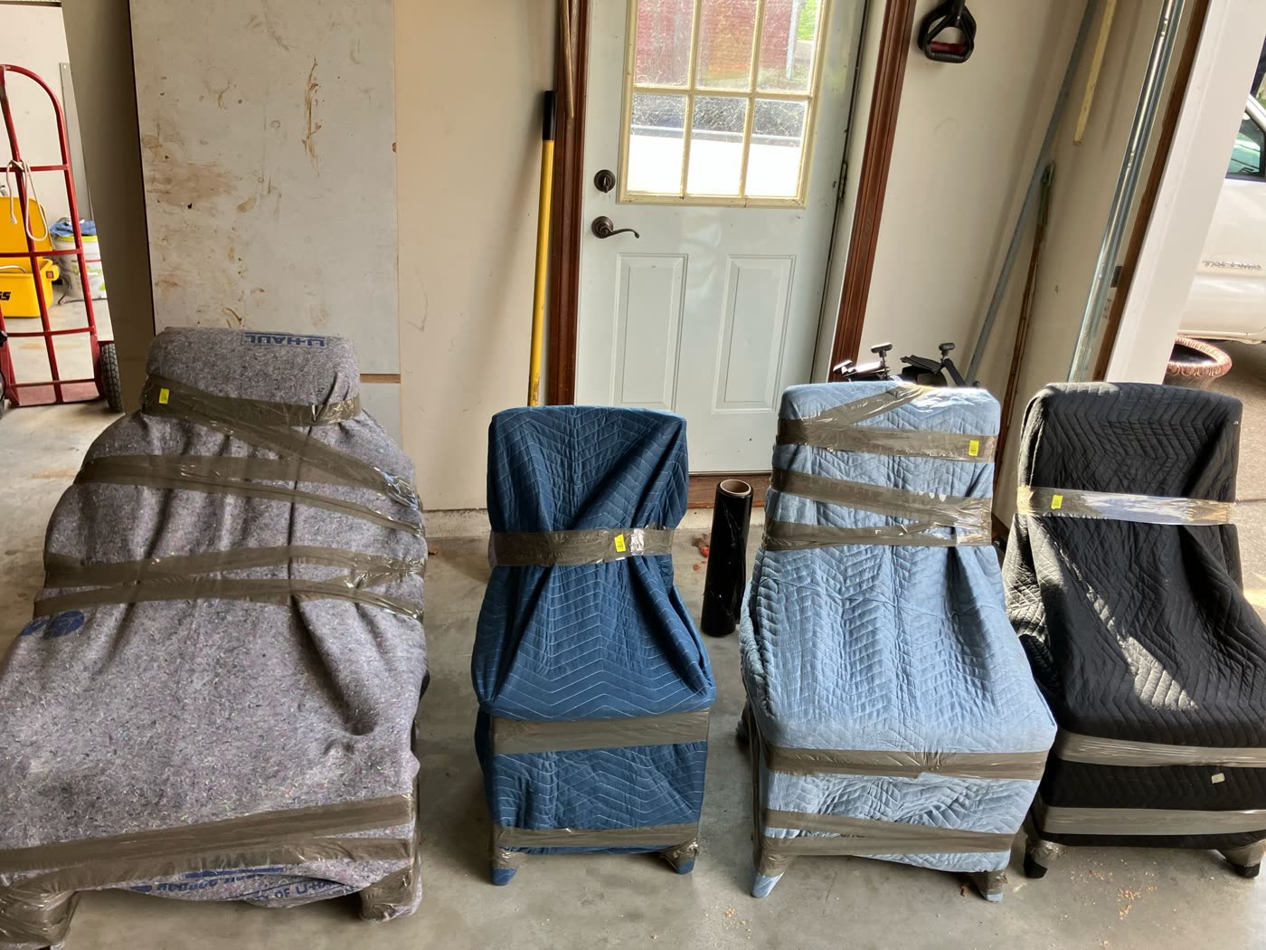 Wrapped and ready to move